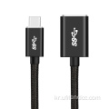 USB-C에서 USB-3.0 여성 어댑터 USB-C OTG 케이블